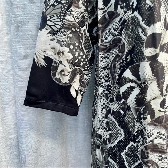 Emma Cook Silk Blend Shift Dress w 3/4 Sleeves - Picture 5 of 10